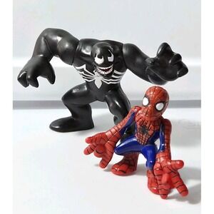Marvel Super Hero Squad Spider-Man VENOM Action Figures 2-pack